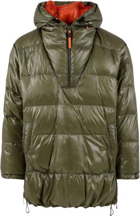 Aspesi Military Dome Jacket - Heren - Winterjassen - Groen - XS - Leer - Jassen