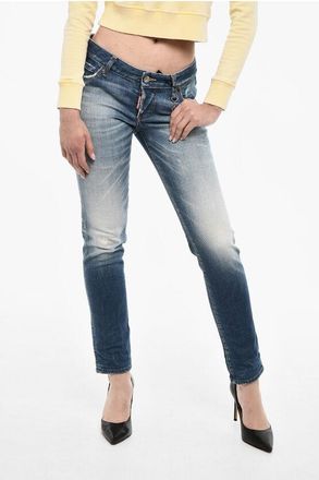 Dsquared2 Solid-Color Jeans with Charm size 38