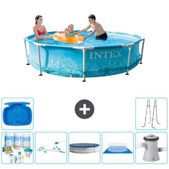 Intex Piscina Con Estructura Redonda - 305x76 Cm - 7-piezas S20356