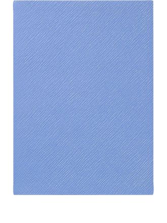 Smythson Soho notebook - unisex - Leather - One Size - Blue