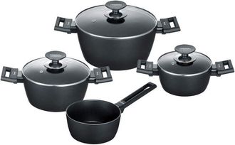 Berndes Alu Special Induction Batteria Pentole 4 Pezzi con Coperchi