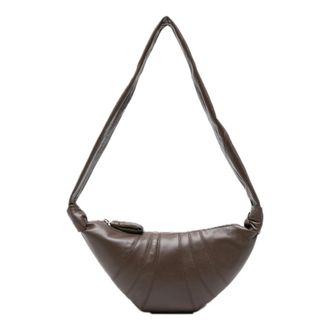 Christophe Lemaire Tassen, Dames, Bruin, ONE Size, Katoen, Kleine Croissant Tas