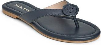 Jack Rogers Roxy Flip Flop in Midnite at Nordstrom, Size 9.5