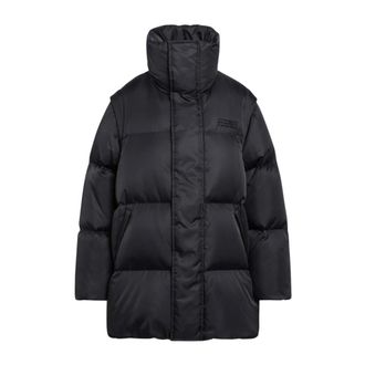 Maison Margiela Heren, Mantels, Zwart, Maat: M Nylon