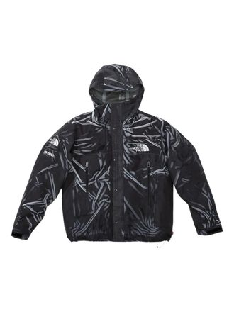 SUPREME x The North Face trompe loeil print jacket - men - Fabric - M - Black