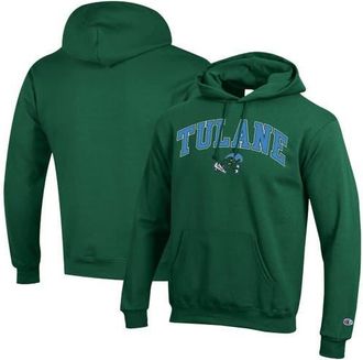 Champion Mens Champion Green Tulane Green Wave Arch Over Logo Pullover Hoodie at Nordstrom, Size X-Large
