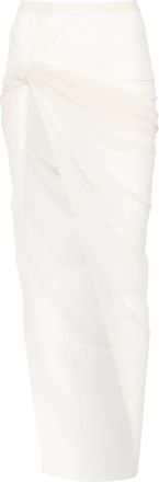 Rick Owens Camicia asimmetrica Twist Edfu - Toni neutri