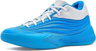 adidas Dame X Basketball Shoes Basketball Shoes Semi Blue Burst/White : Mens 10 - Womens 11 Medium, Textile