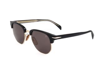 David Beckham Mens 51mm Black Gold Sunglasses DB1002-S-2M2-51
