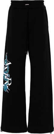 Amiri CNY Dragon cotton track pants - men - Lyocell/Cotton - XXXL - Black