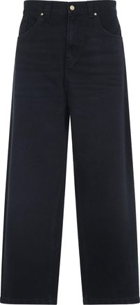 Carhartt Work in Progress Black Brandon Cotton Jeans-Uomo