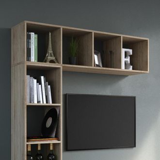 Vicco Separador De Ambientes Ludus, Sonoma, 142.5 X 36.2 Cm