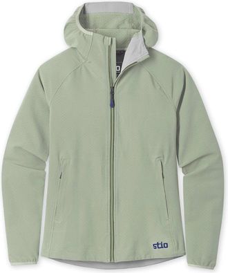 Stio | Womens Sidecut Tech Hoodie, Size Large in Sage Flats