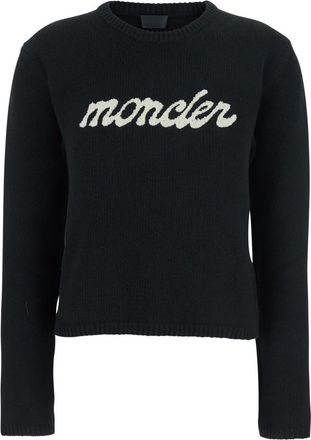Moncler Black Crew Neck Sweater