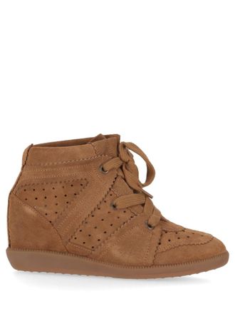 Isabel Marant Brown Lace Up Sneakers