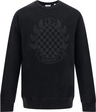 Burberry Black Cotton Mens Sweatshirt