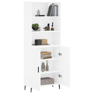 Berkfield Home Highboard White 69.5x34x180 cm Engineered Wood