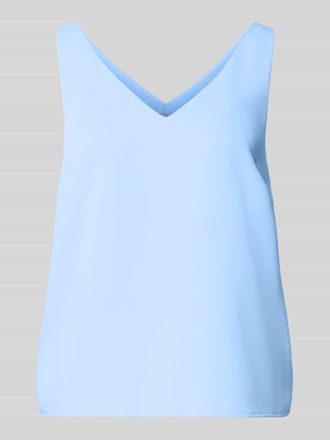 Christian Berg Cocktail Blusentop mit V-Ausschnitt in Sky, Gr&ouml;&szlig;e 32