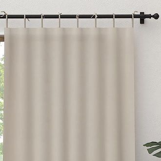Paire De Brise-bise 60x160 Cm - Jacquard Aspect Doré Argenté, 100% Polyester, Prêt à Accrocher - 5