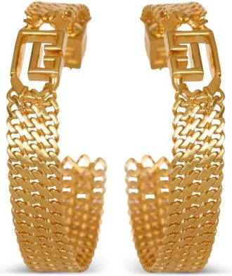 Balmain Orecchini a cerchio Sync PB - Oro