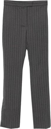 Sportmax Spsricordo Slim Flared Broeken - Dames - Straight fit broeken - Grijs - S - Wol - Broeken