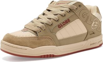 Globe Tilt Mens Skate Shoes Sand/Red : 11.5 D - Medium, Leather