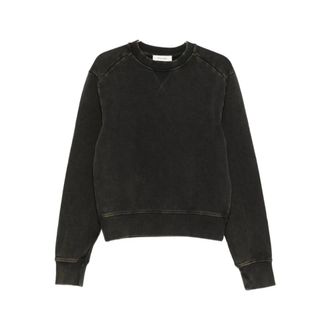 Entire studios Gebreide trui met ronde hals - Dames - Sweatshirts - Zwart - M - Katoen - Hoodies & sweatvesten