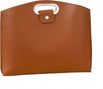 Generic The 2-Piece Set: Sophisticated Business Waterproof Leather Laptop & Tote Set, Tote Set,Thickened laptop handbag (Light Brown,16 inches)