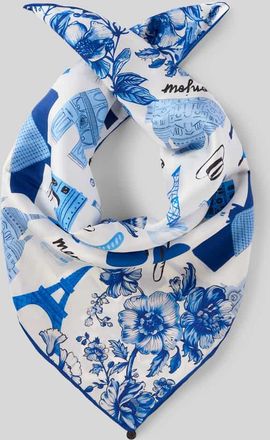 Codello Seidentuch aus reiner Seide Modell Nicki in Blau, Gr&ouml;&szlig;e 1