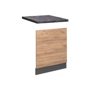 Vicco Panel Frontal Fame-line, Roble Dorado, 60 Cm, Et Antracita