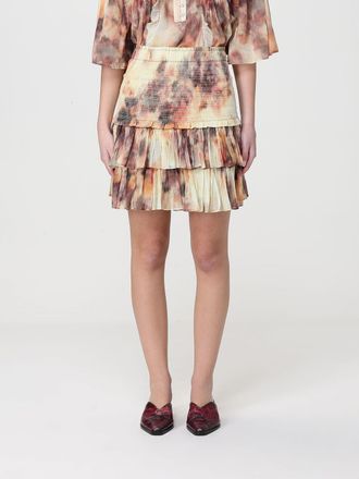 Isabel Marant Printed Cotton Mini Skirt
