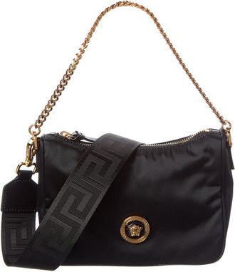 Versace Medusa Nylon Shoulder Bag