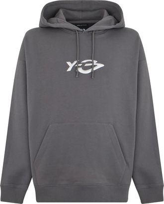 Yohji Yamamoto Hoodies & sweatvesten, Heren, Grijs, L, Sweatshirts & Hoodies