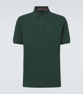 Etro Polo Pegaso de piqu&eacute; de algod&oacute;n