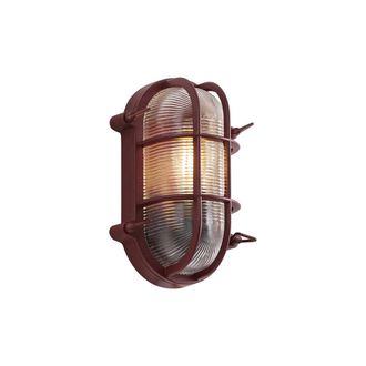 QAZQA Qazqa Aplique De Exterior Rojo Oscuro Ip44 - Noutica
