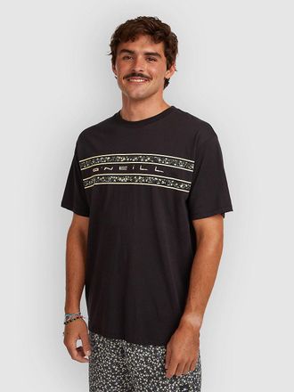 O'Neill Flower Stripe T-Shirt schwarz