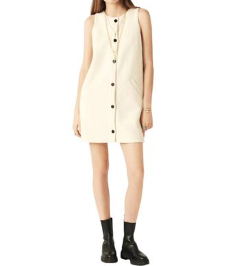 BA&SH Robe Parveen Dress In Off White