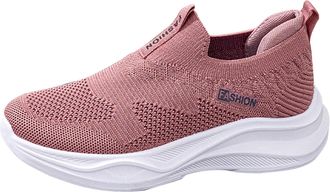 Generic Arch Support Walking Trainers for Women Ladies Wide Fit Plantar Fasciitis Shoes Women Sneakers Walking Shoes Comfortable Breathable Mesh Running Joggi