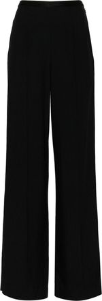Taller Marmo high-waisted crepe palazzo pants - women - Acetate/Viscose - 40 - Black