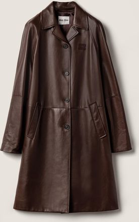 Miu Miu Nappa leather coat