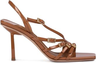 Le Silla 95 mm Scarlet sandalen - Bruin