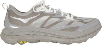 Hoka One One U Mafate Speed 4 Lite - Heren - Hardloopschoenen - Beige - 42 1/2 EU - Fitness