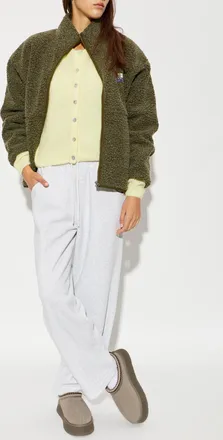 American Vintage Fleece With Turtleneck, Womens, Green