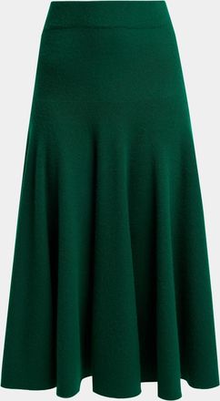 Tom Ford Cashmere Knit Midi Flare Skirt