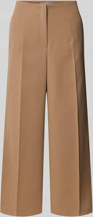 Christian Berg Regular Fit Culotte mit Bügelfalten in Hellbraun, Größe 36