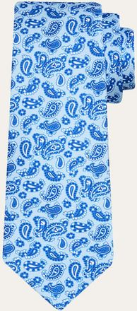 Kiton Mens Tonal Paisley Silk 7-Fold Tie