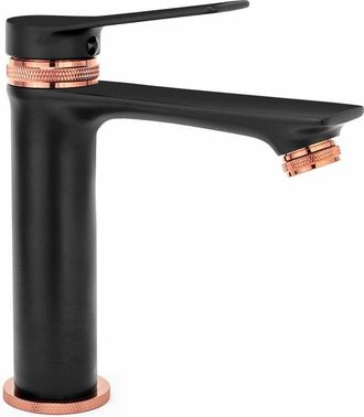 Rea Rea - Grifo De Lavabo Viral Negro Oro Rosa Low