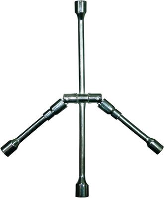 OEM Llave De Carraca Plegable De 17/19/21/23 Mm, Met&aacute;lica, Gris
