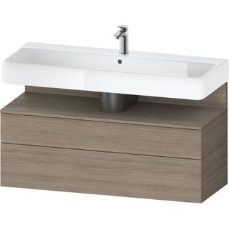 Duravit Duravit - Qatego Mueble Bajo Lavabo, 1 Extra&iacute;ble Y 1 Caj&oacute;n