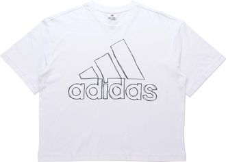 adidas (WMNS) adidas Big Logo T-Shirt Asia Sizing White GV5173